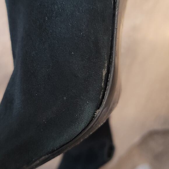Loft Green Suede Booties - Picture 6 of 9
